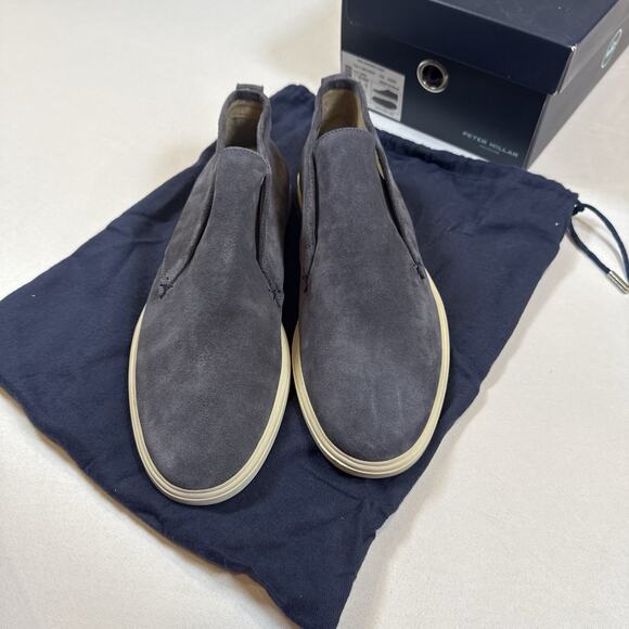 Peter Millar Men\'s Excursionist Chukka Slip On Shoes Size 9 New In Box MSRP $298